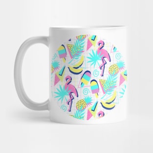 80s Flashback Tropical Fun Mug